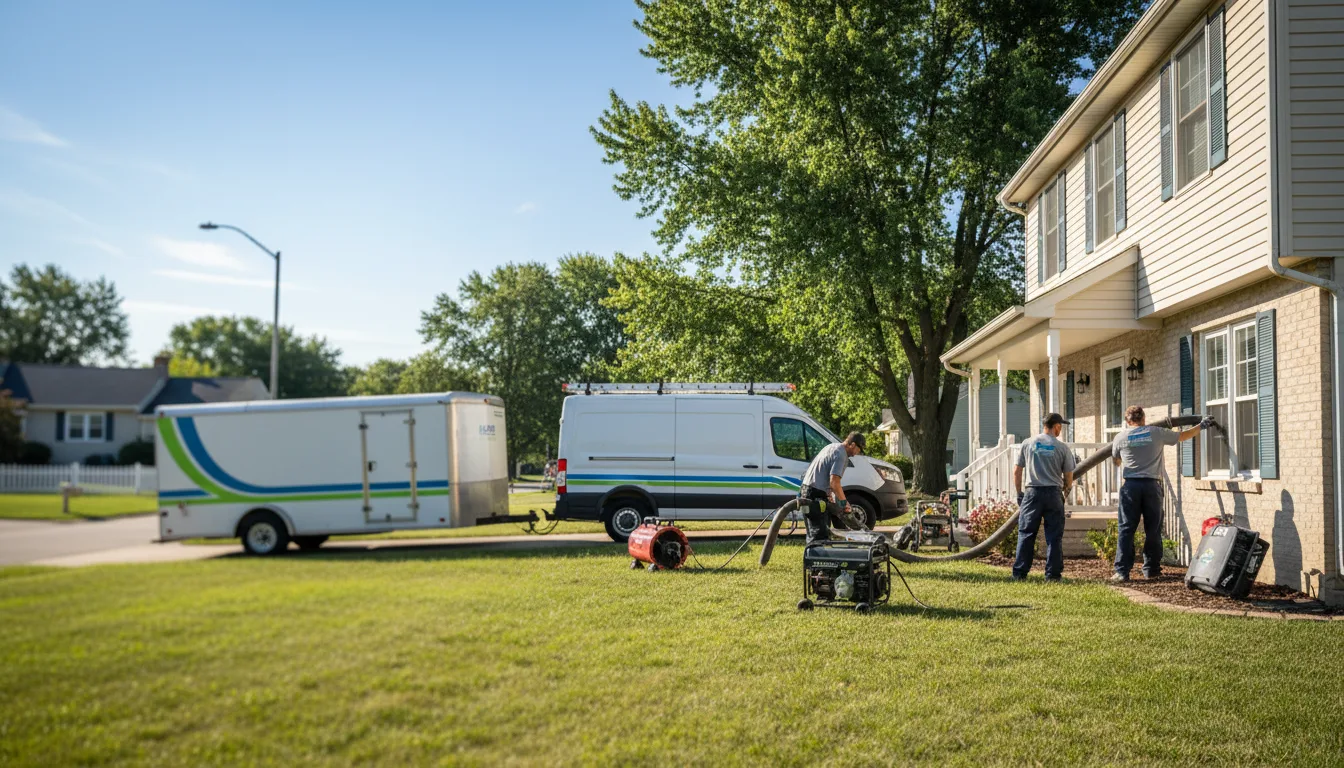 Flooded Basement Restoration And Cleanup With Repair in Bristow, IA near me